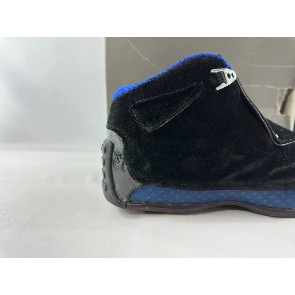 Nike Air Jordan 18 OG 'Black Sport Royal' 2003 305869-041 Men's Size 9.5